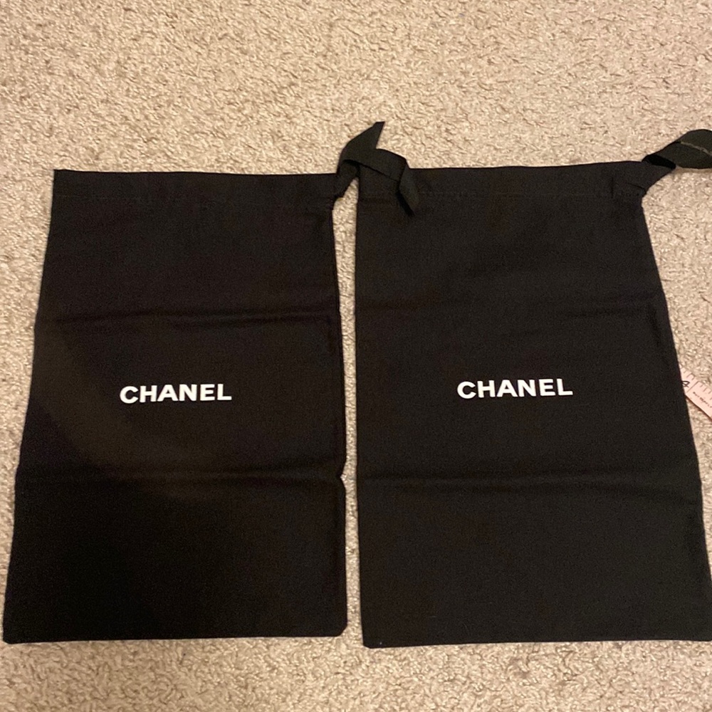 Chanel shoe dust bags